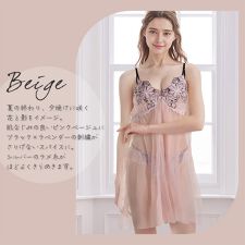 アンテシュクレ(intesucre)のILS384｜アンテシュクレ なでしこブラ  IBT384ペア スリップ M-L