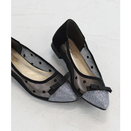 シースルードットのポイテッドトゥフラットパンプス セスト Sesto Dwp205 ファッション通販 マルイウェブチャネル