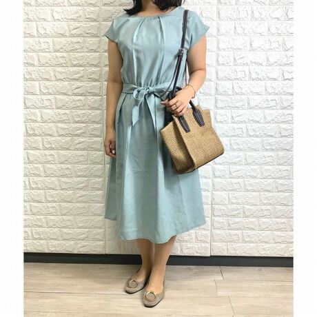 アウトレットss 着丈が選べる 麻調フレアワンピース アールユー アウトレット Ru Outlet ファッション通販 マルイウェブチャネル Ww2 160 08 01