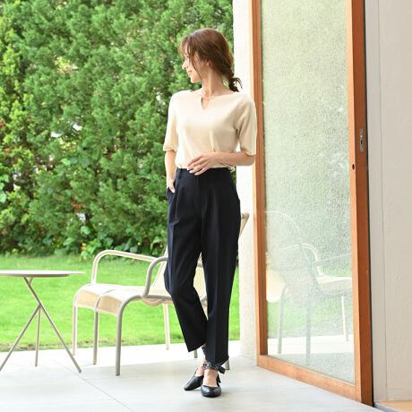 2wayストレッチゆったりテーパードパンツ アールユー Ru ファッション通販 マルイウェブチャネル Ww776 160 01 2wayストレッチゆったりテーパードパンツ アールユー Ru ファッション通販 マルイウェブチャネル Ww776 160 01