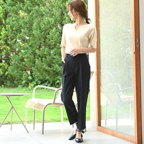 2wayストレッチゆったりテーパードパンツ アールユー Ru Bp94ma5 ファッション通販 マルイウェブチャネル