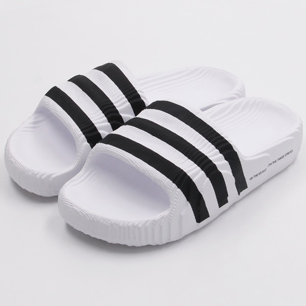 アディレッタ 22 サンダル Adilette 22 Slides njr03 if3668 フットウェアホワイト×フットウェアホワイト