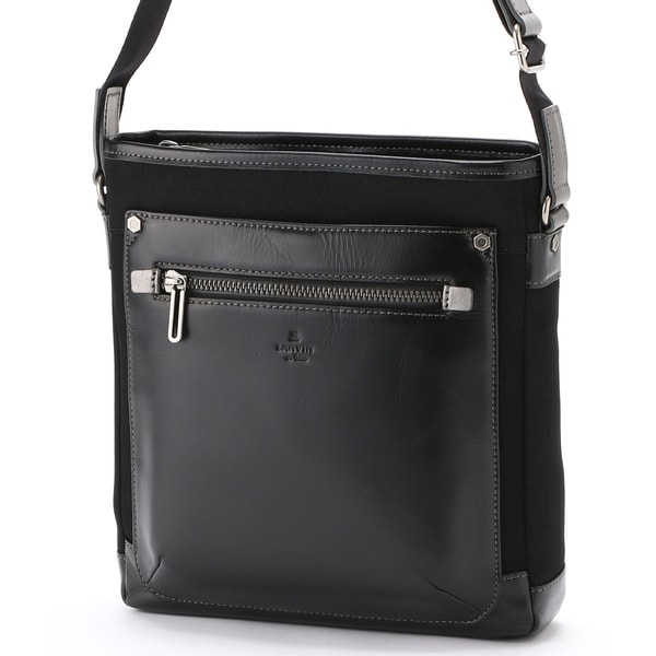 LANVIN en Bleuランバン オン ブルーナイロンバックリボンブルゾン黒 ランバン LANVIN ランバンオンブルー バッグ ショルダーバッグ