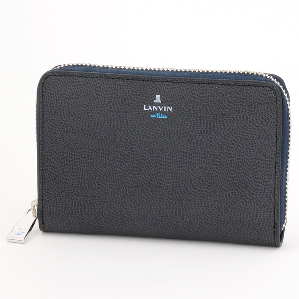 ランバンオンブルー（LANVIN en Bleu） 二つ折り長財布 ブラック LANVIN en Bleu 最大42% 8/24限定 ランバンオンブルー ランバン