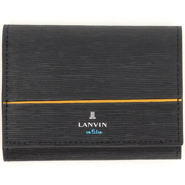 シャペル パール付き二つ折り口金財布 LANVIN en Bleu