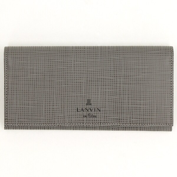 値下げ！★新品未使用★LANVIN ランバンオンブルー　フラット 24.5～25 ランバンオンブルー】長札 579606 | ランバン オン ブルー