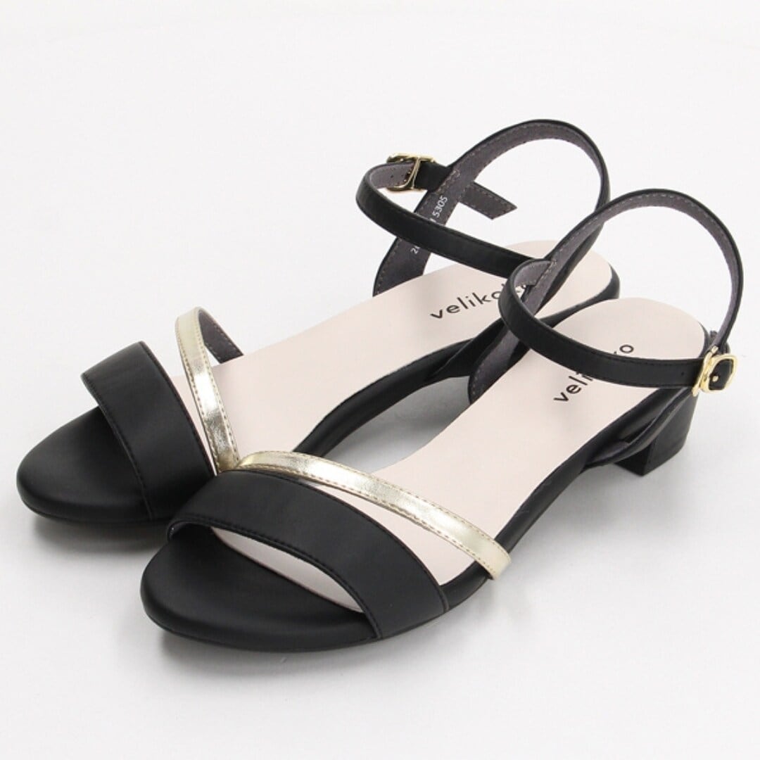 [�}���C]NEW�I�X�g���b�v�T���_��(3.0cm�q�[��)[19.5~27.0cm]���N�`�����ꂢ�V���[�Y/velikoko(���F���R�R�j�ivelikoko�j �u���b�N�X���[�X