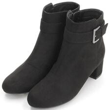 velikoko(ヴェリココ）(velikoko)のNEW！【晴雨兼用】ベルトショートブーツ(5.0cmヒール)[19.5~27cm]