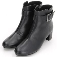 velikoko(ヴェリココ）(velikoko)のNEW！【晴雨兼用】ベルトショートブーツ(5.0cmヒール)[19.5~27cm]