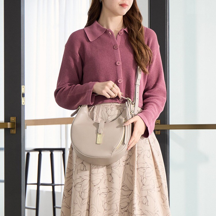 ハンドバッグ ショルダーバッグ 2WAY ポーチ付き ヴィクシー ジュエル