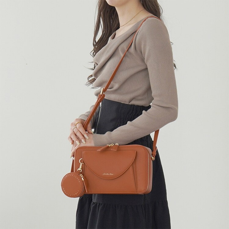 ショルダーバッグ ミニバッグ ポーチ付き ヴィクシー ジュエルナローズ