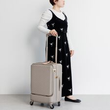 HaNT ×Jewelna Rose コラボ スーツケース フロントオープン 機内持込 06820