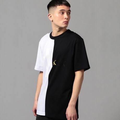 ブロッキング リラックス ｔシャツ ブロッキング リラックス Tシャツ メンズ カルバン クライン Calvin Klein J ファッション通販 マルイウェブチャネル