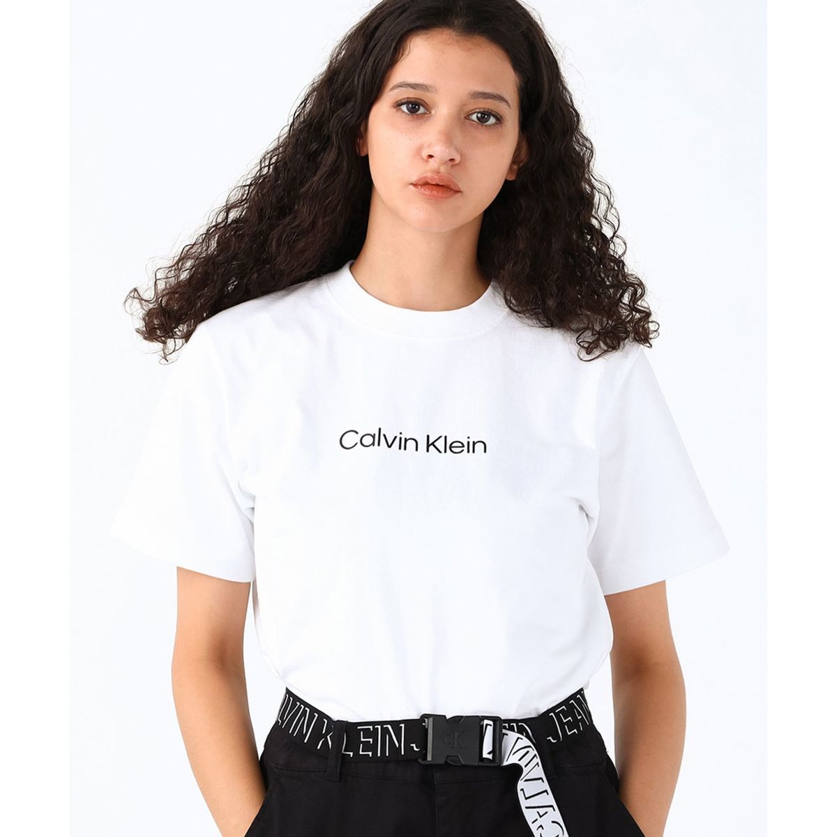 韓国 Calvin Klein カルバンクライン Tシャツ ホワイト-