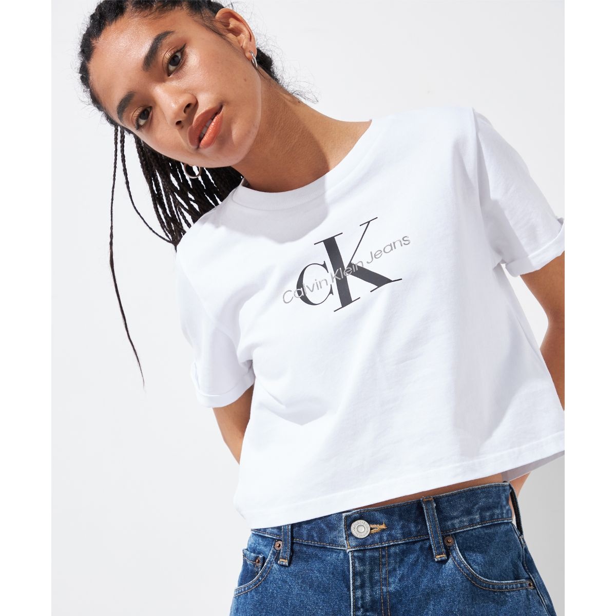 ロゴ クロップド Tシャツ | カルバン・クライン(Calvin Klein