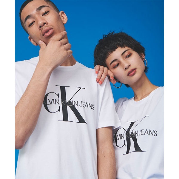 【CALVIN KLEIN JEANS】モノグラム CK ロゴ Tシャツ | カルバン 