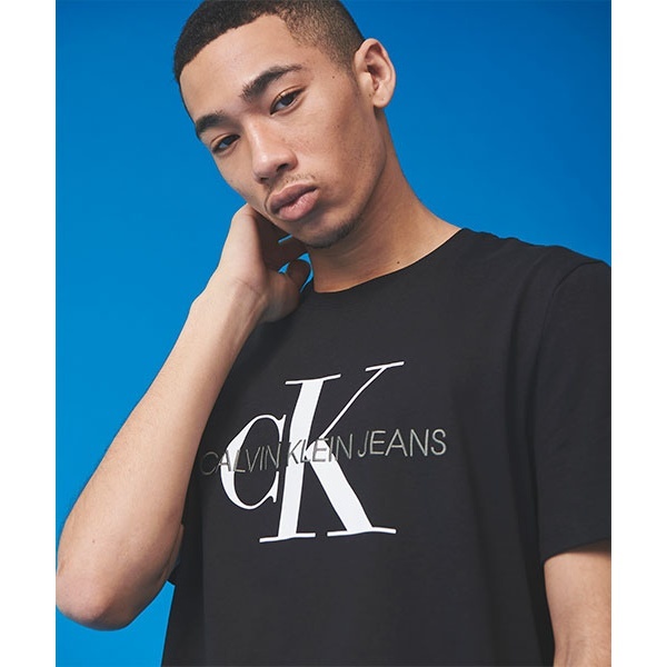 CALVIN KLEIN JEANS】モノグラム CK ロゴ Tシャツ | カルバン 