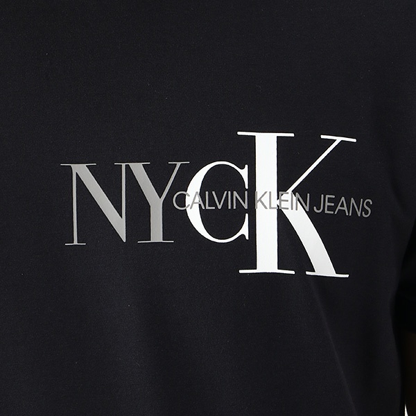 【CALVIN KLEIN JEANS】NYC ロゴ クルーネックTシャツ 