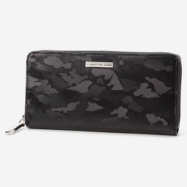 新品未使用　サマンサキングズ ラウンドジップ ロングウォレット 長財布 カモフラレザー ラウンドジップ長財布 | キングズ(KINGZ