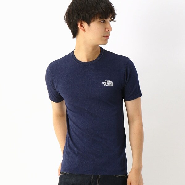 【THE NORTH FACE】ショートスリーブ ロゴジャカードティー THE NORTH FACE】ショートスリーブジャカードスクエアロゴクルー