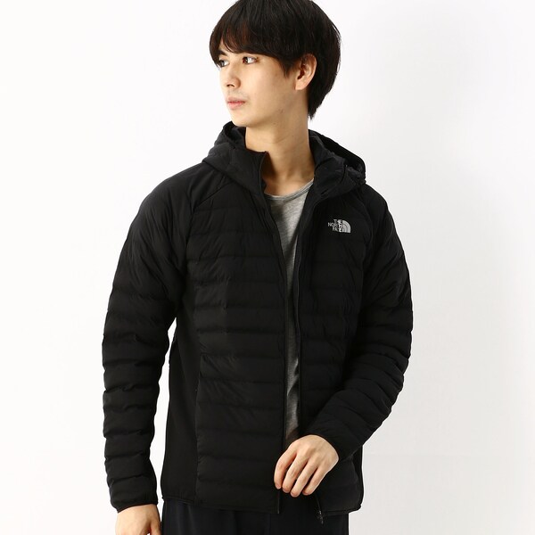 THENORTHFACE 新品 レッドランフーディ メンズ ブラック S-