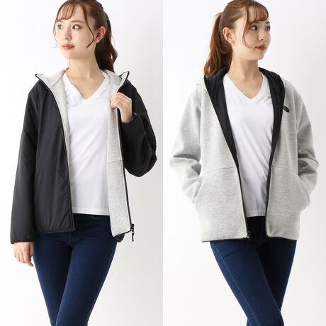 THE NORTH FACE】リバーシブルテックエアーフーディ（レディース 