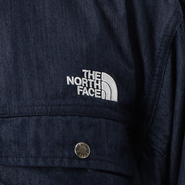 THE NORTH FACE】ロングスリーブナイロンデニムヌプシシャツ（メンズ