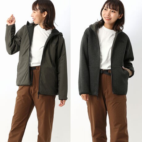 THE NORTH FACE】リバーシブルテックエアーフーディ（レディース 