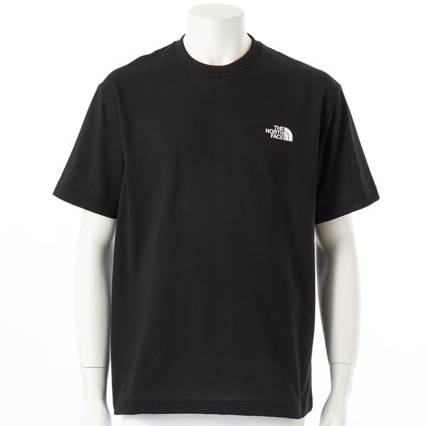 [�}���C]�y�U�E�m�[�X�E�t�F�C�X�z�V���[�g�X���[�u�o�b�N�X�N�G�A�g���o�[�X���S�e�B�[�i�����Y�j/�U�E�m�[�X�E�t�F�C�X�iTHE NORTH FACE�j �u���b�N