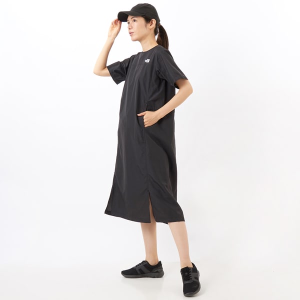美品✨ノースフェイス カルカワンピース クールネック UV撥水 ニュートープ M ザ・ノース・フェイス】カルカワンピース（レディース） | ザ・ノース