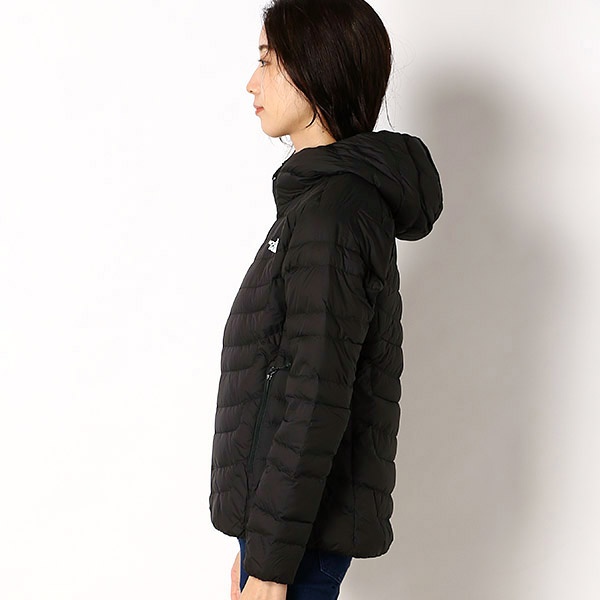 THE NORTH FACE◇THUNDER HOODIE_サンダーフーディー/L/ナイロン/BLK-