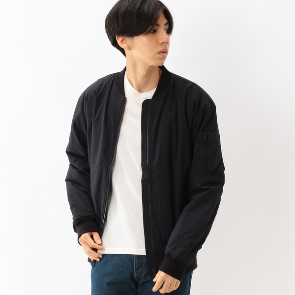 THE NORTH FACE◇TRANSIT BOMBER JACKET M ナイロン BLK - コート