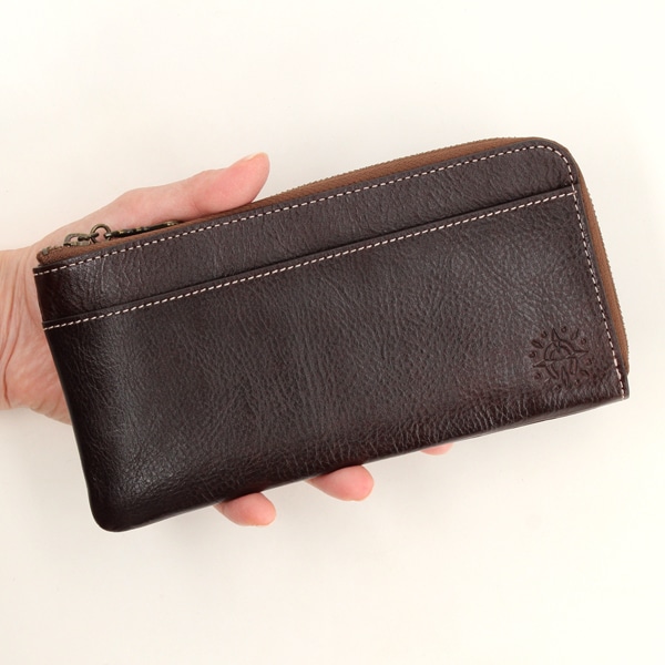 新品 ダコタ 小銭入れ付き長財布 ラウンドファスナー 黒 リリーヴォ 七宝文様 ダコタ Dakota ダコタ 長財布 Dakota リリーヴォ 財布 かぶせ