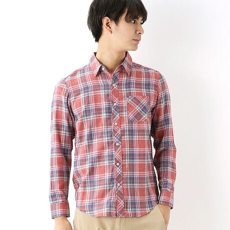 ｏｃｅａｎｐａｃｉｆｉｃ メンズ先染め長袖チェックシャツ Op Op ファッション通販 マルイウェブチャネル