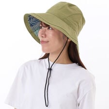 CALIFORNIA SHORE　レイヤード風インナー柄ハット