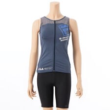 フィラ(FILA)のFILA　胸切替角ロゴZIPセパレート水着