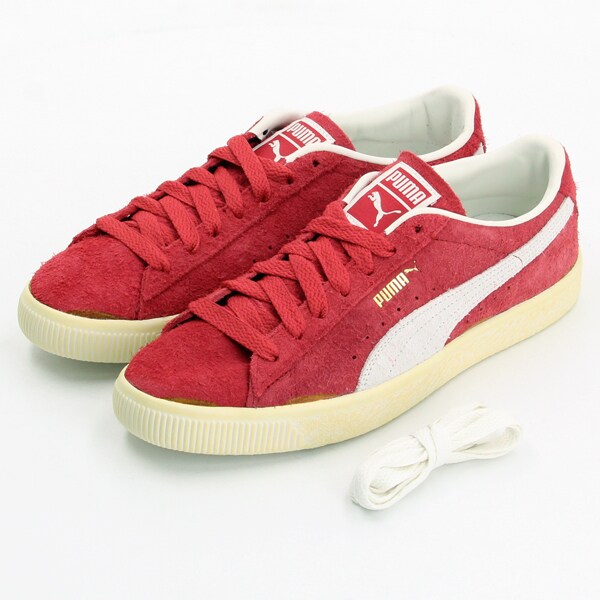 靴 PUMA Suede VTG The NeverWorn Puma Suede VTG Neverworn III (Warm White-Club Red) – Two 18