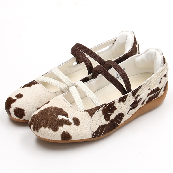 [�}���C]PUMA/�v�[�}/SPEEDCAT BALLET COW WNS/�X�s�[�h�L���b�g �o���G �J�E/�v�[�}�iPUMA�j 01C Brown-Warm White