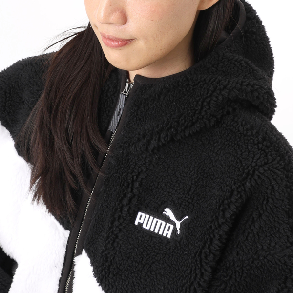 プーマ／ＰＵＭＡ】ビッグ キャット フーデッド シェルパ ジャケット