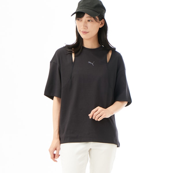 PUMA/プーマ/DARE TO オーバーサイズ カットアウト Tシャツ