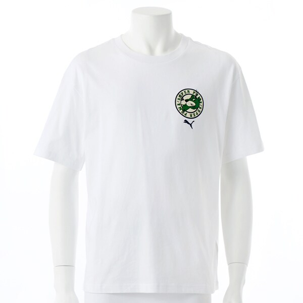 [}C]PUMA/v[}/GRAPHICS SUPER PUMA bNXh TVc/v[}iPUMAj 02PUMA WHITE