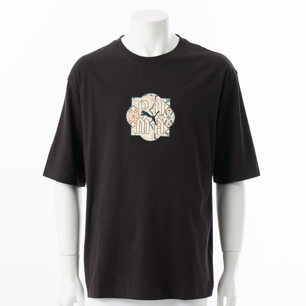 [�}���C]PUMA/�v�[�}/VINTAGE PREP BOXY TEE/�v�[�}�iPUMA�j 02 PUMA BLACK