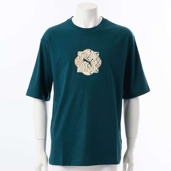 [�}���C]PUMA/�v�[�}/VINTAGE PREP BOXY TEE/�v�[�}�iPUMA�j 75 GREEN TERRAIN