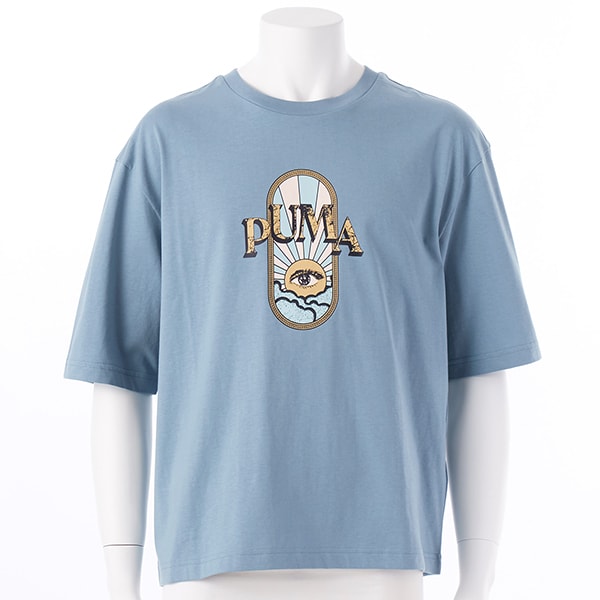 [}C]PUMA/v[}/GRAPHIC PUMA FEST {NV[ TVc/v[}iPUMAj 34 COOL BLUE