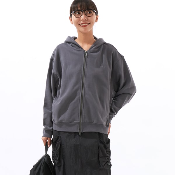 [�}���C]PUMA/�v�[�}/YONA FULL�|ZIP HOODIE/�v�[�}�iPUMA�j 44 DUSKY GRAY