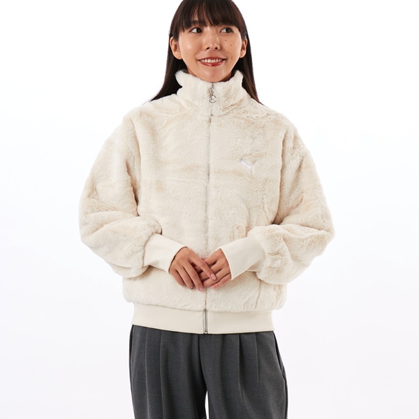 PUMA/プーマ/ウィメンズ ワードローブ ESS ソフト フリース ジャケット