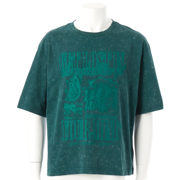 [}C]PUMA/v[}/GRAPHIC PARADISE MINDSET EHbV/v[}iPUMAj 75 GREEN TERRAIN