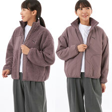 PUMA/プーマ/ウィメンズ リバーシブル ハイブリッド シェルパ ジャケット