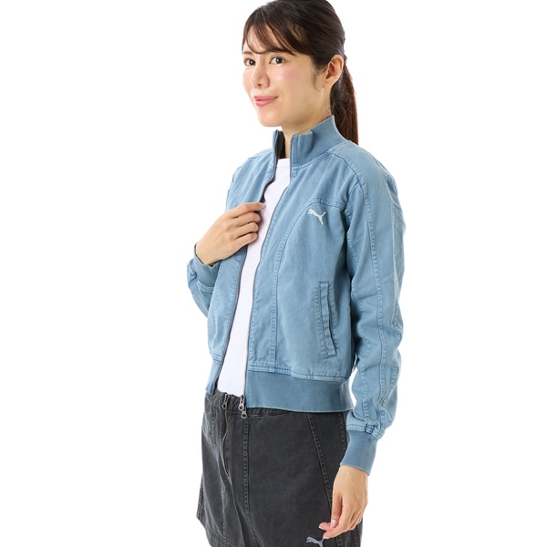 PUMA/FUTURE.PUMA.ARCHIVE WASHED TWI SHORT JACKET | プーマ(PUMA