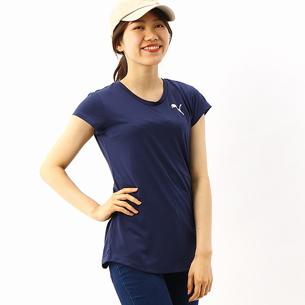 プーマ／PUMA】レディースカジュアルSSシャツ（ACTIVE SS Tシャツ